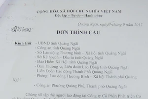 Quảng Ngãi: Công ty nợ lương gần 5 năm chưa trả