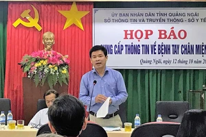 Quảng Ngãi thông tin về bệnh tay chân miệng