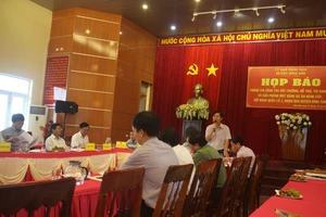 Quang cảnh buổi họp báo