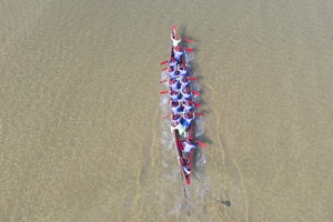 Tra Khuc River witnesses exciting traditional boat racing festival