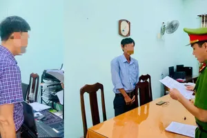 2 bị can là giám đốc doanh nghiệp bị khởi tố. Ảnh: C.A