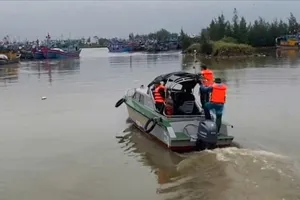 Thanh niên mất tích khi chạy ghe về cảng Sa Kỳ