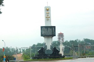 The symbol of the transportation sector at Dong Loc junction