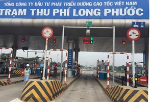 Trạm thu phí Long Phước trên tuyến cao tốc TPHCM- Long Thành- Dầu Giây.