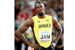 Sự thất vọng của Usain Bolt.