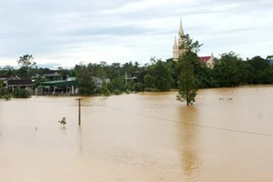 Lũ trên các sông Trung bộ đang lên