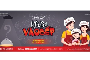 Sôi nổi cuộc thi “Khi bé vào bếp” tại Saigon Academy