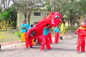 Rộn ràng tết ở “gia đình thứ hai”