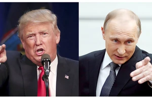 Tổng thống Mỹ Donald Trump và Tổng thống Nga Vladimir Putin.Ảnh: REUTERS