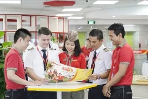 Hành khách hào hứng với lịch thi đấu World Cup 2018 của Vietjet