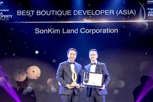 SonKim Land nhận giải “Best Boutique Developer” tại lễ trao Giải thưởng Bất động sản châu Á 2018 ​