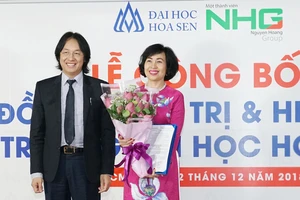 GS.TS. Mai Hồng Quỳ giữ chức Hiệu trưởng Trường Đại học Hoa Sen