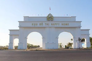 Mặt tiền khu đô thị Happy Home