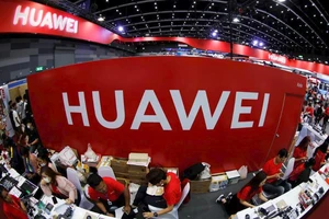 Gian hàng của Huawei tại Mobile Expo ở Bangkok, Thái Lan, ngày 31-5-2019. Ảnh: REUTERS