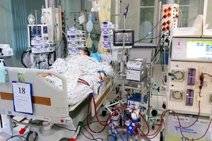 Bác sĩ thực hiện phương pháp ECMO kết hợp với lọc máu, đặt máy tạo nhịp, máy thở,... để cứu sống bệnh nhân. 