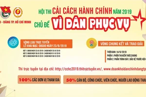 Chung kết hội thi cải cách hành chính “Vì dân phục vụ”