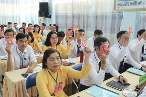 Đại hội cấp cơ sở đầu tiên tại huyện Nhà Bè thành công sau một ngày làm việc