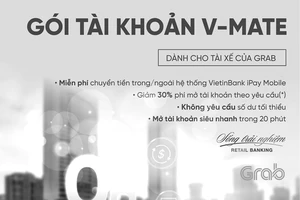 VietinBank ra mắt Gói tài khoản thanh toán dành riêng cho tài xế của Grab