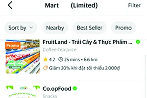 Thử nghiệm GrabMart ở TPHCM