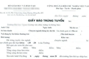 Vụ “Chưa tốt nghiệp THPT đã nhận giấy báo trúng tuyển đại học”: Trái với quy định của quy chế tuyển sinh 