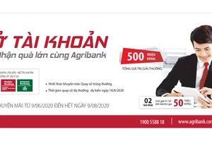 “Mở tài khoản - Nhận quà lớn cùng Agribank”