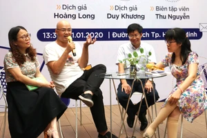 Giao lưu với các dịch giả trong một Talkshow tại Đường sách TPHCM 