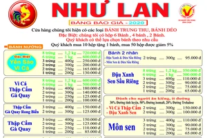 Bánh Trung thu Như Lan: Hương vị truyền thống, trọn vẹn nghĩa tình