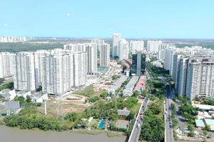 Khu dân cư tại huyện Nhà Bè, khu Nam TPHCM. Ảnh minh họa: CAO THĂNG