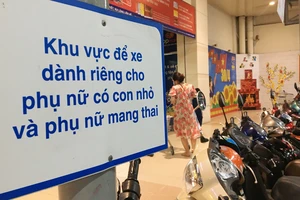 Nơi để xe cho phụ nữ mang thai