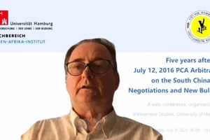Giáo sư Thomas Engelbert- Đại học Hamburg. Ảnh: TTXVN