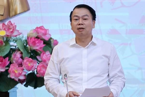 Họp báo Chính phủ thường kỳ tháng 4. Ảnh: VIẾT CHUNG