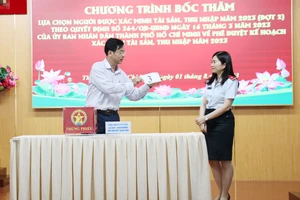 TPHCM tiếp tục bốc thăm ngẫu nhiên 168 cán bộ xác minh tài sản, thu nhập