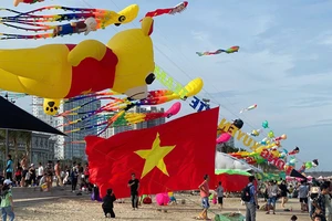Chiêm ngưỡng diều khổng lồ trên bãi biển Vũng Tàu