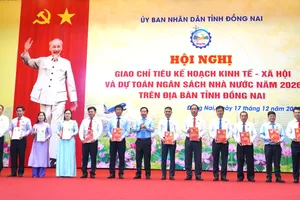 Hội nghị giao chỉ tiêu kế hoạch phát triển kinh tế - xã hội và dự toán thu ngân sách nhà nước năm 2026 của tỉnh Đồng Nai
