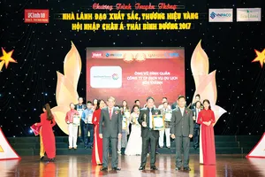 Tổng Giám đốc BenThanh Tourist  nhận giải thưởng CEO Excellent 2017