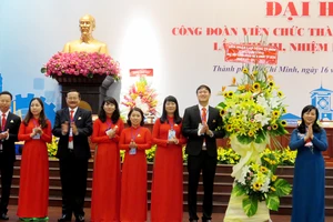 Quang cảnh Đại hội đại biểu Công đoàn viên chức TPHCM