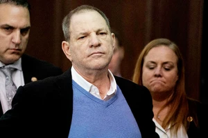 "Trùm Hollywood" Harvey Weinstein ra tòa ngày 25-5-2018. Ảnh: NEW YORK POST