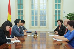 政府副總理武德膽接見了聯合國愛滋病規劃署亞太地區負責人。（圖源：越南共產黨電子報）