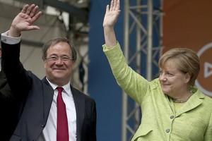 基民盟拿下人口最多的北萊茵-西發利亞邦，使得總理梅克爾聲勢看漲。（圖源：互聯網）