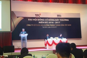 圖為TTC 召開2016-2017年股東非常大會。（圖源：TTC集團網站）