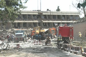 現場一片狼藉。（圖源：互聯網）