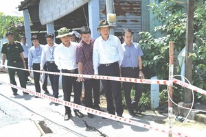 市領導親臨現場考察。（圖源：互聯網）