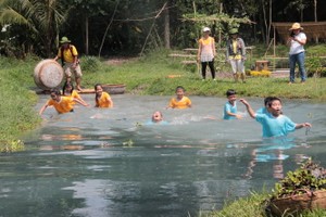 讓小孩陶醉於天然中。