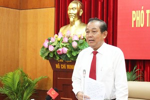 政府副總理張和平在指委會第八次會議上發表重要的指導意見。（圖源：互聯網）