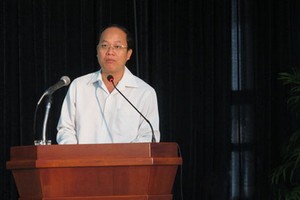 圖為第三郡郡委書記阮胡海。（資料圖：互聯網）