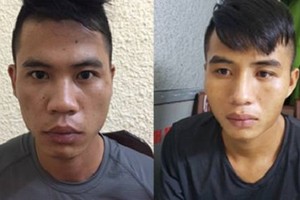 被抓獲的兩名歹徒。（圖源“VOV）