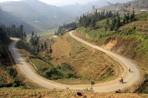 示意圖：老街省山區交通道路。（示意圖源：交通運輸部）