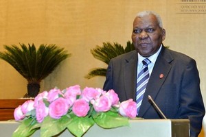 圖為古巴國會主席埃斯特萬‧拉索‧埃爾南德斯。（圖源：越南國會新聞網）