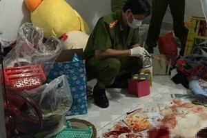 公安機關在命案現場進行勘驗和分析工作。（示意圖源：互聯網）