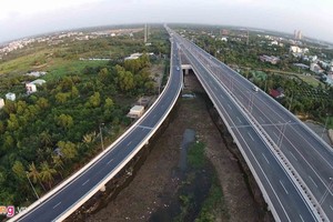 某一高速公路的示意圖。（圖源：Zing.vn）